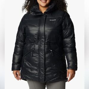 Columbia Peak to Park II Mid Insulated Jacket Black Gunmetal Size 2X